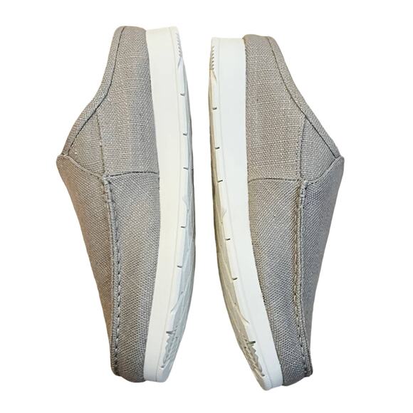 SPERRY Taupe Moc-Sider Mule Hemp Clogs Faux Fur Lining Slip On Comfort 9.5 NWT - Picture 13 of 14